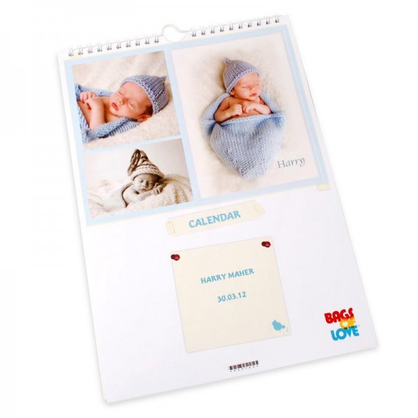 Calendrier personnalisé avec les photos de petits-enfants